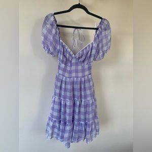 PRINCESS POLLY LILAC PURPLE “DANNY MINI DRESS” IN SIZE US 4